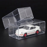 50pcs Clear 1/64 Car Model Toy PVC Box Wheel Dustproof Storage Boxes