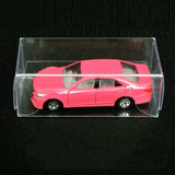 50pcs Clear 1/64 Car Model Toy PVC Box Wheel Dustproof Storage Boxes