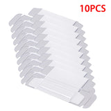 50pcs Clear 1/64 Car Model Toy PVC Box Wheel Dustproof Storage Boxes