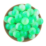 10/20/30Pcs Resin Ball Round Acrylic Beads Glitter Jewelry Making DIY