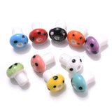 10/20/30pcs Mixed Ceramic Beads Mushroom Spacer for DIY Jewelry Making
