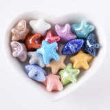 10/20/30pcs 10x19mm Ceramic Starfish Beads for Jewelry Making