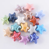 10/20/30pcs 10x19mm Ceramic Starfish Beads for Jewelry Making