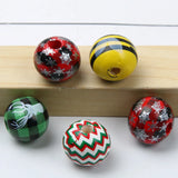 15mm Round Wooden Beads for DIY Jewelry Making - Pack of 10/20/30