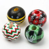 15mm Round Wooden Beads for DIY Jewelry Making - Pack of 10/20/30