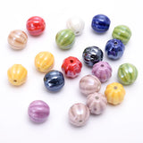 Porcelain Oval Spacer Beads for Jewelry Making DIY 14mm