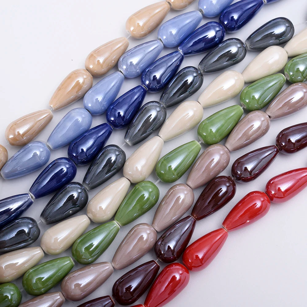 20/30pcs Mixed Ceramic Beads 20mm for DIY Jewelry Making Bracelet