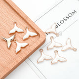 Enamel Fish Tail Charms Multicolor Pendant Charms for Jewelry Making