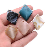 Resin Pendant Beads Charms for Jewelry Making DIY
