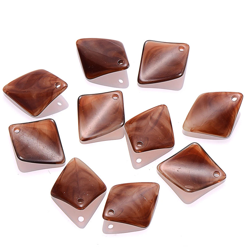 Resin Pendant Beads Charms for Jewelry Making DIY