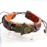 Vintage Charm Leather Bracelets for Women Men