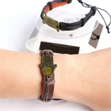Vintage Charm Leather Bracelets for Women Men