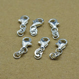 10-100PCS 17x6MM Silver Copper Water Drop Lobster Clasp DIY Jewelry Findings