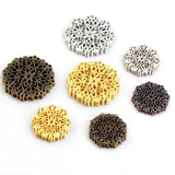 10/20/50/100pcs Flower Filigree Embellishments 35mm 50mm