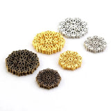 10/20/50/100pcs Flower Filigree Embellishments 35mm 50mm