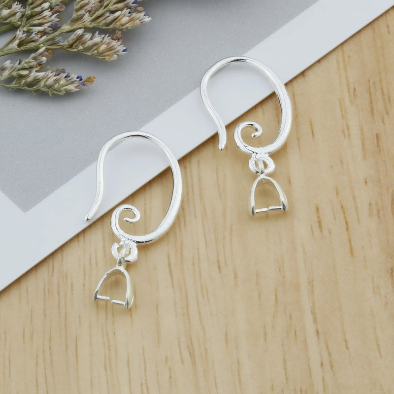 Silver Plated Jewelry Findings Set for Crystal