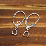 Silver Plated Jewelry Findings Set for Crystal