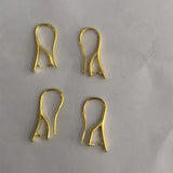 925 Silver Bail Pinch Clasps&Hook Ear 10*18MM