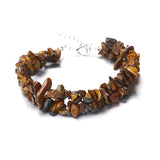 Healing Crystal Gravel Beads Bracelets Amethysts Fluorite Chips Women Jewelry