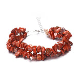 Healing Crystal Gravel Beads Bracelets Amethysts Fluorite Chips Women Jewelry