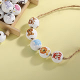 15mm Wooden Animal Spacer Beads DIY Home Decor
