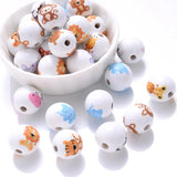 15mm Wooden Animal Spacer Beads DIY Home Decor