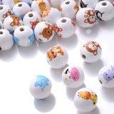 15mm Wooden Animal Spacer Beads DIY Home Decor