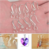 925 Sterling Silver Earring Hooks 9*25MM - DIY Jewelry Accessories