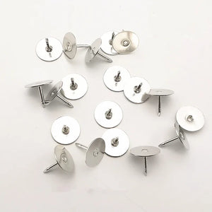Metal Pins Keepers Safety Locking Clasp for Jewelry Making