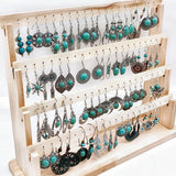 Bohemian Stone Drop Earrings for Women Mixed Charm Turquoise Jewelry