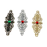 10-20 pcs Metal Filigree Flowers Charms for Jewelry DIY
