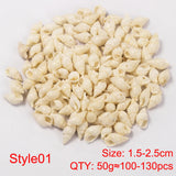 50g Sea Shell Beads for Jewelry Making DIY Necklace Bracelet Accessories