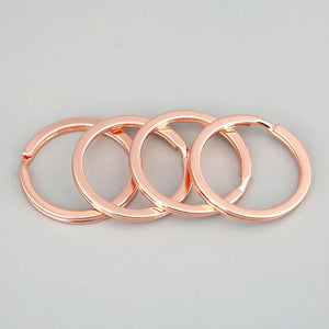 Metal Key Chains Keyring Split Ring Never Fade Key Ring For DIY Jewelry Making