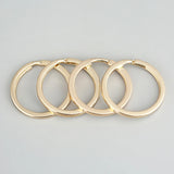 Metal Key Chains Keyring Split Ring Never Fade Key Ring For DIY Jewelry Making