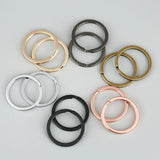 Metal Key Chains Keyring Split Ring Never Fade Key Ring For DIY Jewelry Making