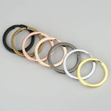 Metal Key Chains Keyring Split Ring Never Fade Key Ring For DIY Jewelry Making