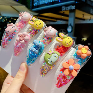 10/20PCS Girls Cartoon Flower Fruit Hairpins Hair Clips Hair Accessories