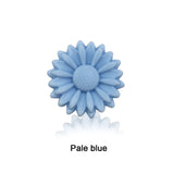 10/20Pcs 22mm Daisy Silicone Beads Sunflower Focal Pearl Baby Flower Teether Glo