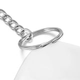 10/20Pcs 25/28/30mm Screw Eye Pin Key Chain Key Ring Split Keyrings