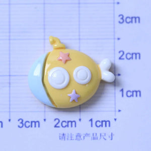 10-20Pcs Ocean Beach Resin Crafts Whale Crab Sea Shell Supplies DIY