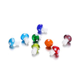 Colorful Glass Mushrooms Spacer Beads for Jewelry Making