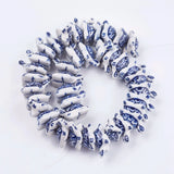 10/20Pcs Chinese Porcelain Beads Ceramic Clay Bead Bracelet DIY Craft Jewelry