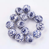 10/20Pcs Chinese Porcelain Beads Ceramic Clay Bead Bracelet DIY Craft Jewelry