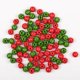 10-20Pcs Strawberry Watermelon Fruit Wooden Beads DIY Pendant Earring