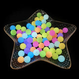 Luminous Silicone Beads 10/20Pcs Glow In The Dark Beads 12mm 15mm 19mm