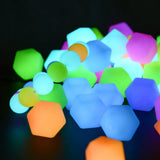 Luminous Silicone Beads 10/20Pcs Glow In The Dark Beads 12mm 15mm 19mm