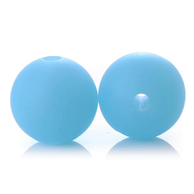 Luminous Silicone Beads 10/20Pcs Glow In The Dark Beads 12mm 15mm 19mm