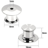 10/20Pcs Metal Locking Pin Back DIY Brooch Lapel Safety Hold Jewelry Findings