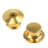 10/20Pcs Metal Locking Pin Back DIY Brooch Lapel Safety Hold Jewelry Findings