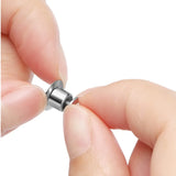 10/20Pcs Metal Locking Pin Back DIY Brooch Lapel Safety Hold Jewelry Findings
